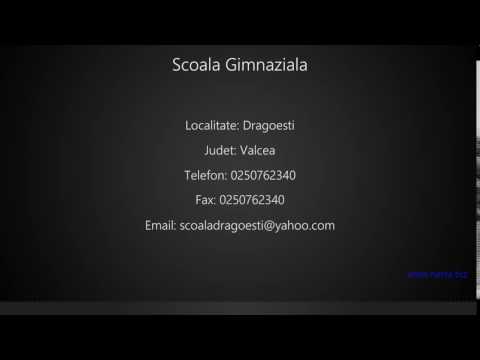 Scoala Gimnaziala Dragoesti