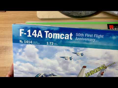 МОДЕЛЬ ИСТРЕБИТЕЛЯ F-14 A "TOMCAT" (ITALERI 1414) 1:72