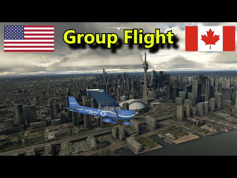 FS2020: North USA & Canada Group flight - including NDB/ADF & VOR Navigation!