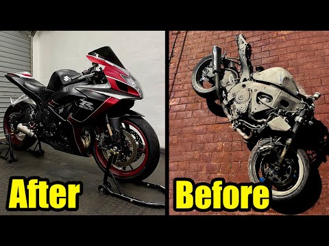 Rebuilding A GSXR 750 in 10 Minutes