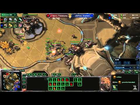 Starcraft -- Legacy of the Void -- Scarlett (Z) vs PokeBunny (T) on Prion Terraces