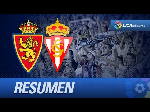 Resumen de Real Zaragoza (1-1) Sporting de Gijón