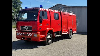 Camion de pompiers MAN 14.224 TLF 16/8 2.400 L -RUBERG Bronze Pumpe Hoch+Niederdruck à vendre - Image 4 | Autoline GA Camion de pompiers MAN 14.224 TLF 16/8 2.400 L -RUBERG Bronze Pumpe Hoch+Niederdruck | Image 4 - Autoline