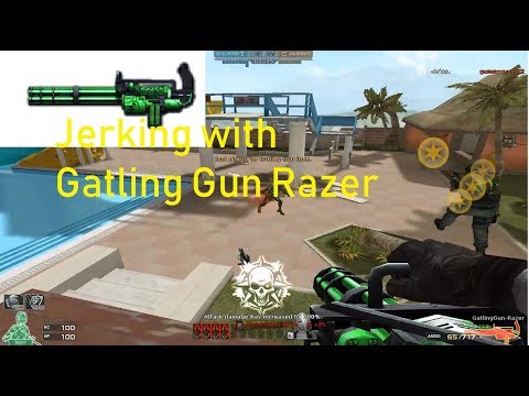 Crossfire NA 2.0: Gatling Gun-Razer in HMX (Zombie V4) Gameplay