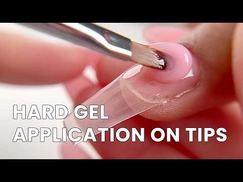Hard Gel Application on Tips | V Beauty Pure