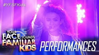 Your Face Sounds Familiar Kids: Lyca Gairanod as Debbie Gibson - Electric Youth