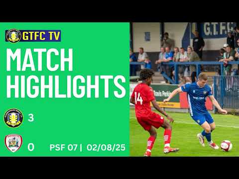 2025/26 | PSF 07 | Gainsborough Trinity 3 Barnsley FC XI 0 | 02/08/25