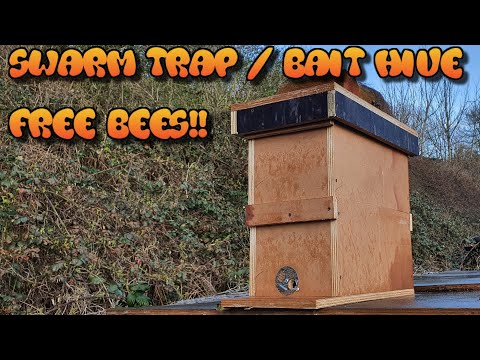 Swarm Trap / Bait Hive For Free Bees!