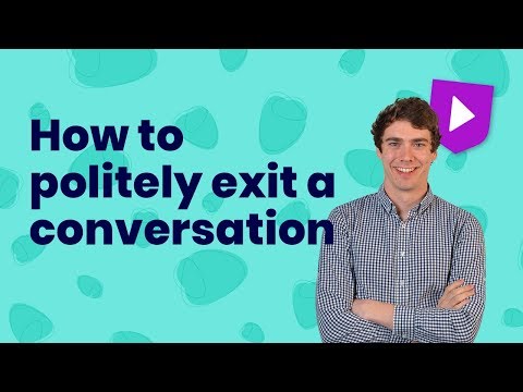 How to politely exit a conversation in English | Learn English with Cambridge