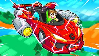 I Evolved from a Normal Car to a Flying Supercar in Minecraft! thumbnail