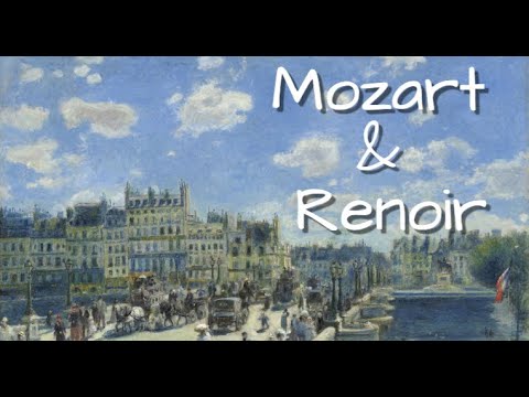 Renoir + Mozart  | Renoir's paintings and Concerto No.16 in D major by W.A. Mozart | Classical Music