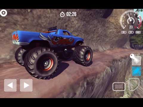 Monster truck hill simulator Video
