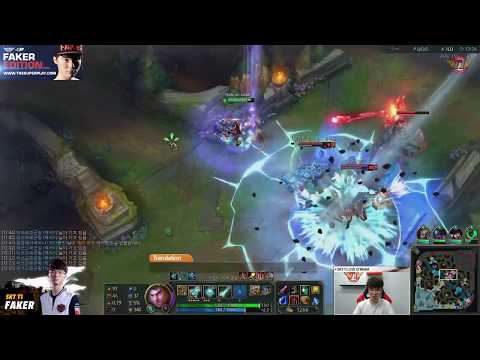 (CC) SKT T1 Faker : Intervenes Wolf's carry with Jayce in a 40 min game! [ Full Game ]