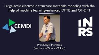 3rd CEMDI-PAIMS Symposium: Prof. Sergei Manzhos (Institute of Science Tokyo)