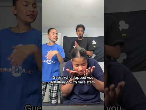 Why do they always fight 😭😭😭 #funny #sisters #challenge #prank