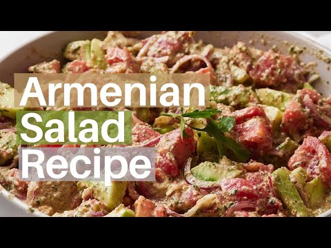 Armenian Salad |Summer recipe with walnuts