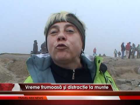 Vreme frumoasă şi distracţie la munte – VIDEO