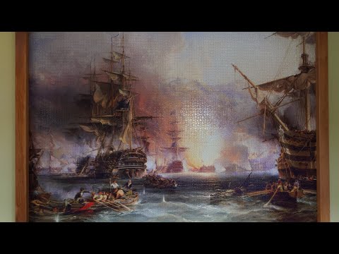 Ravensburger Puzzle 9000 pics ( The Bombardment of Algiers) part 2