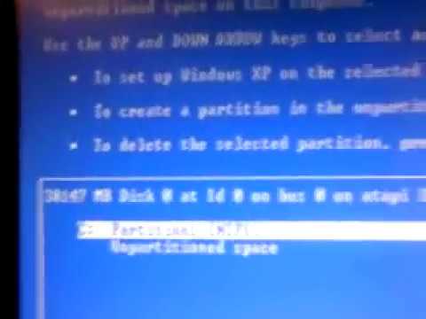 comment installer xp sp3