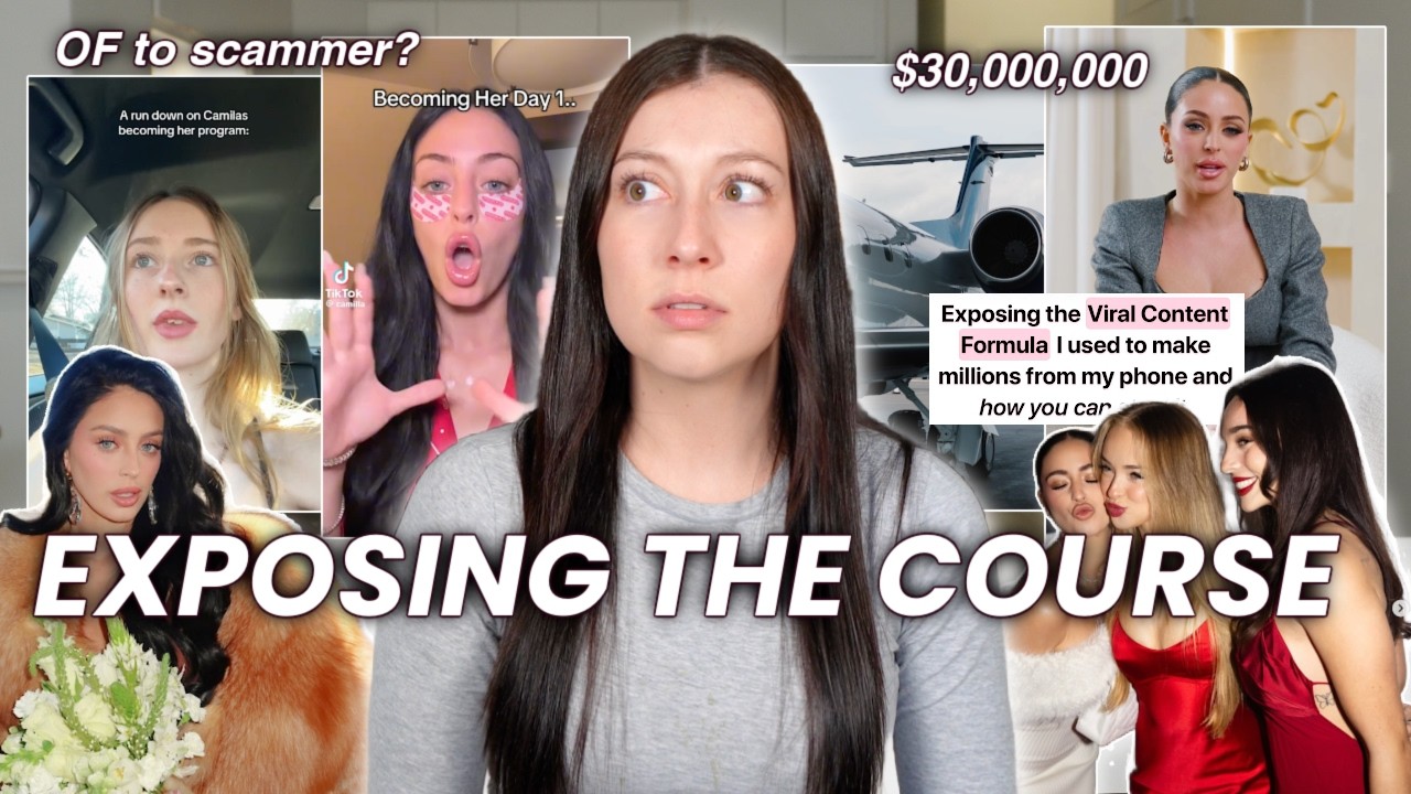 $6,000 Influencer Course. Exposing the Camilla 'Becoming Her' Course