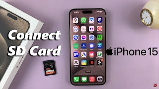 How To Connect SD Card To iPhone 15 & iPhone 15 Pro