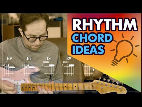 Rhythm chord ideas - Apply the ideas from this funk rhythm to any style! Rhythm Guitar Lesson EP457