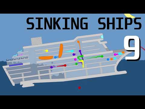 Sinking Ships 9! | Algodoo