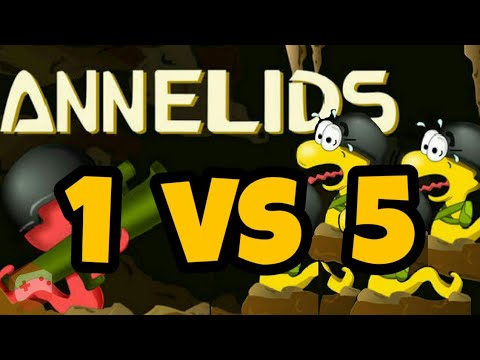 1 VS 5 CHALLENGE ! | Annelids : Online Battle