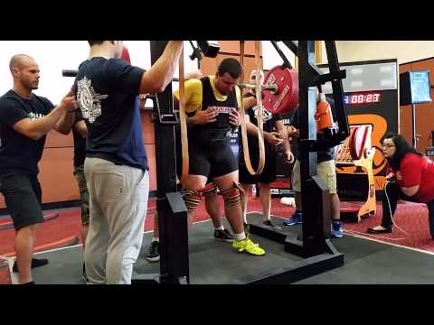 Chris Iwanowski squats 300kg GPC Nats