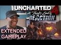 Uncharted 4: A Thief's End New Extended 2015 Gameplay -  REACTION!!