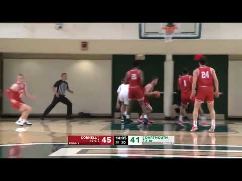 HIGHLIGHTS: Cornell Men's Basketball at Dartmouth - 1/1/2023