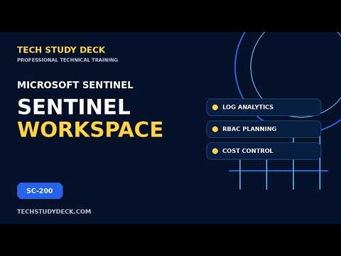 Planning And Creating A Microsoft Sentinel Workspace Sc 200 Study Guide