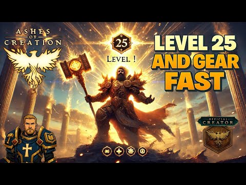 Ashes of Creation Early Access – Get to Level 25 and Geared FAST