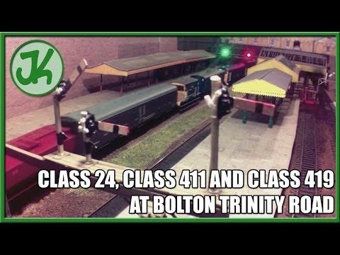 Class 24, Class 411 and Class 419 at Bolton Trinity Road