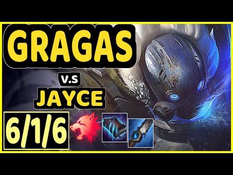 JANKOS (GRAGAS) vs JAYCE - 6/1/6 KDA JUNGLE CHALLENGER GAMEPLAY - EUW