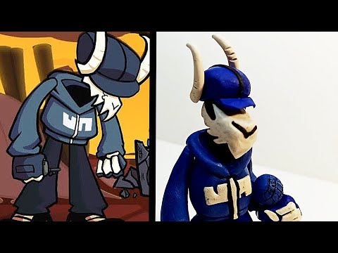 FNF Making Tabi Sculpture Timelapse Smoke 'Em Out Struggle   Friday Night Funkin' Mod