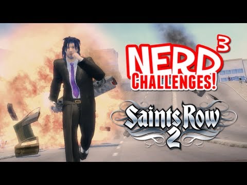 Nerd³ Challenges! Evil Cars! Saints Row 2