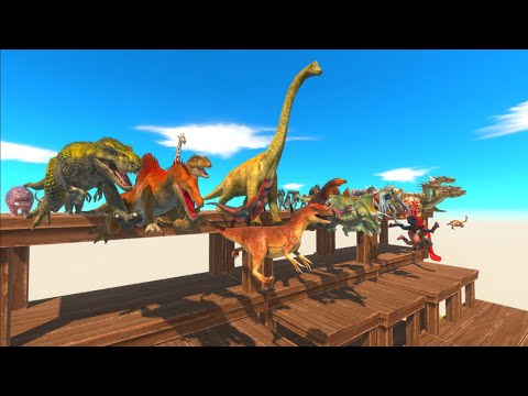 Table Stairs Race  - Animal Revolt Battle Simulator | Who Will Win