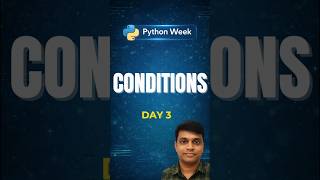 Decision Making in🐍Python 🧠 | if / else Basics | Day 3