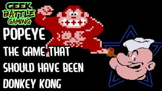 Popeye the Game That Should Have Been Donkey Kong | Retrospective on the Arcade, NES and Atari Game