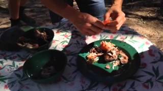 preview picture of video 'Grub in the Scrub: Yabby Paella'