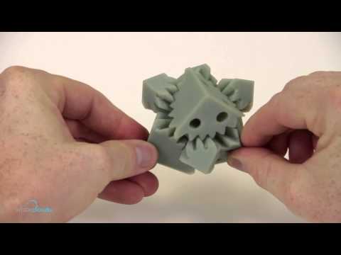 WhiteCloud's 3D Printed Brain Cube