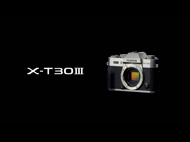 Vidéo FUJIFILM X-T30 III Argent Boitier nu