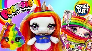 POOPSIE SLIME SURPRISE UNICORN deutsch - niedliche Einhorn Puppe macht GLITZER KACKE ins Töpfchen