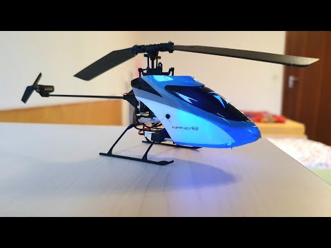 Warming up with a small RC helicopter indoors in stabilised mode