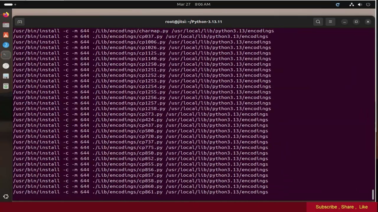 How To install  Python 3.13.11 from Source & Setting Up a Virtual Environment On Ubuntu 24.04.3 LTS