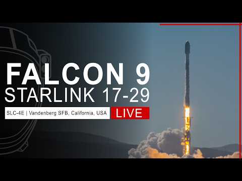SpaceX Launches Starlink 17-29 Mission from SLC-4E Vandenberg, California