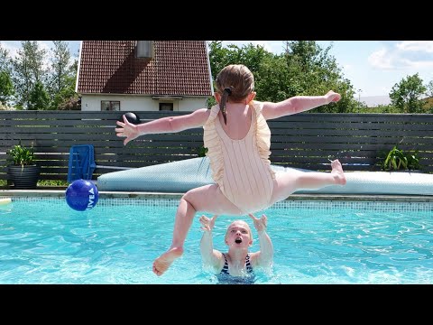 POOLPARTY, VEM GÖR BÄST SIMHOPP & VEM LÄMNAR POOLEN SIST?