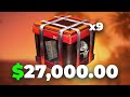 I spent $27,000 on RUST CASES