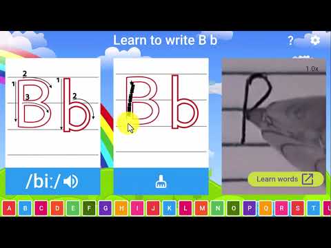 ABC English Alphabet Chart video thumbnail
